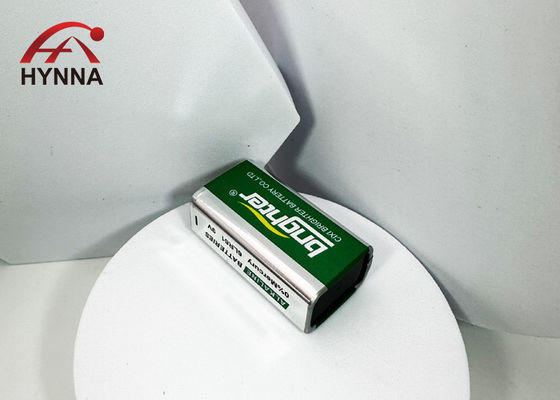 Cylindrical Mercury Alkaline Batteries 9 Volt 6LR61 9V Block Hynna Alkaline Battery